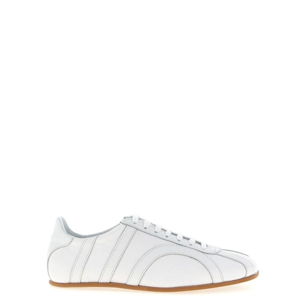 TOTEME White Recycled Cotton Low Top Women's Sneakers